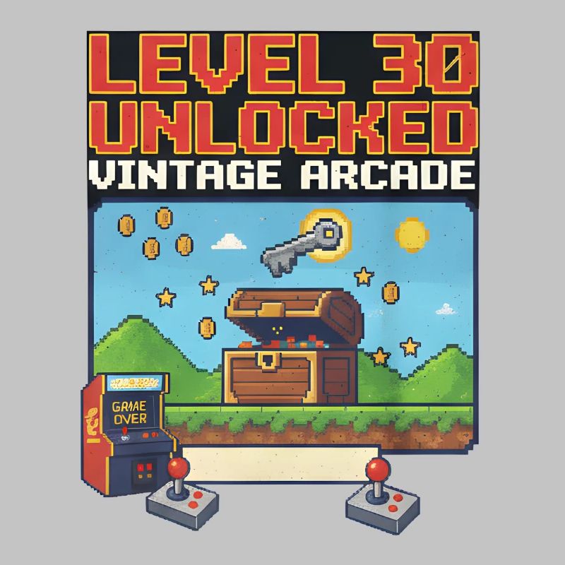 Level 30 Unlocked Vintage Arcade