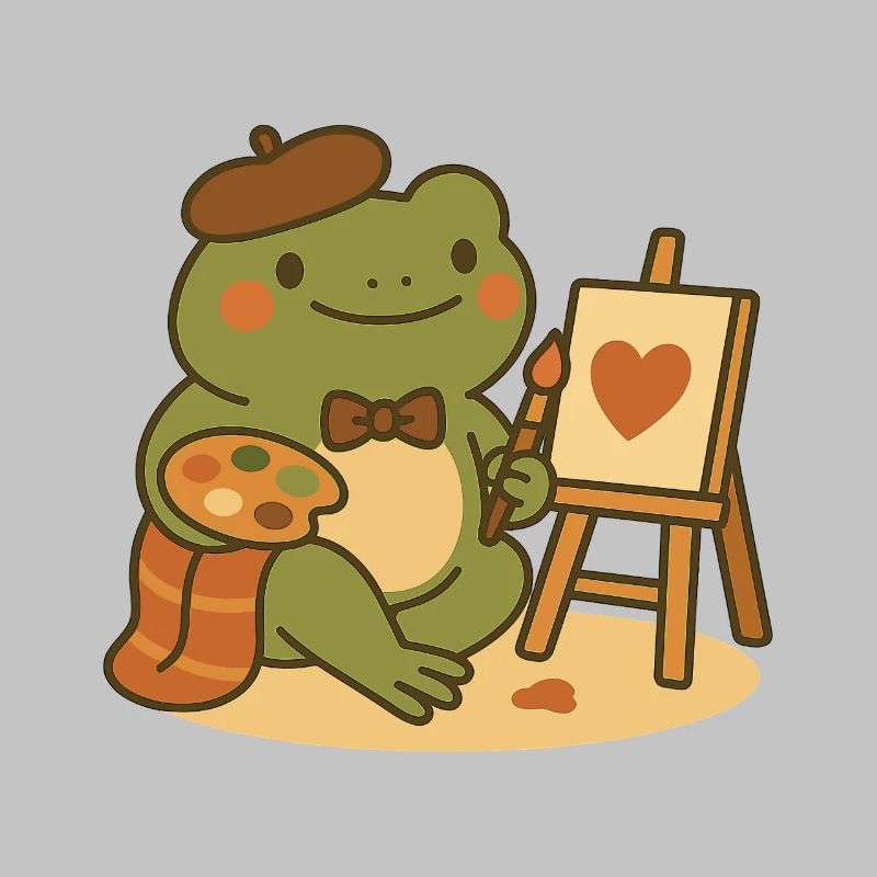 Painter Frog – Creative & Heartfelt