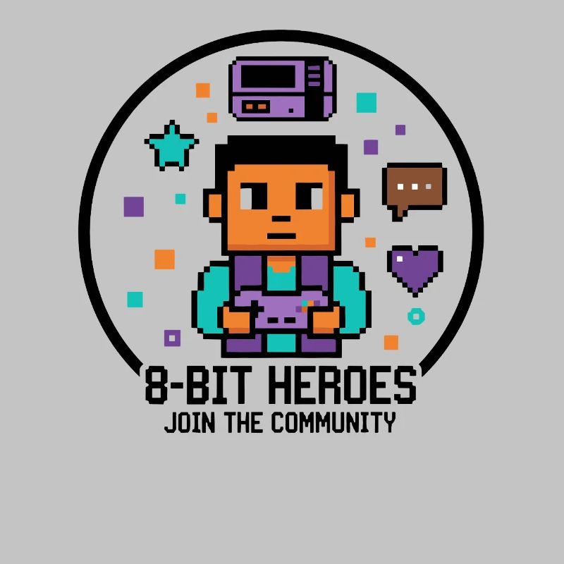 Pixel Gamer | Retro 8-Bit Videospiele Style