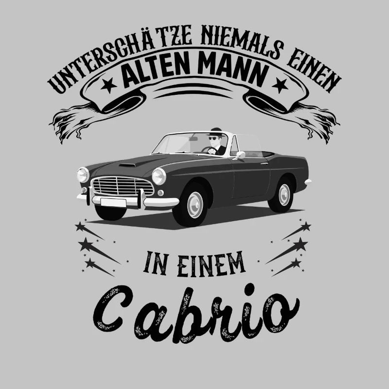 Never underestimate an old man in a convertible