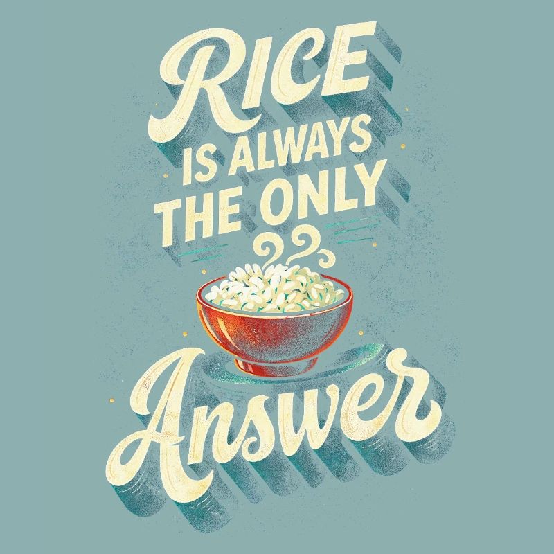 Asien Asiate Rice Is Always The Only Answer