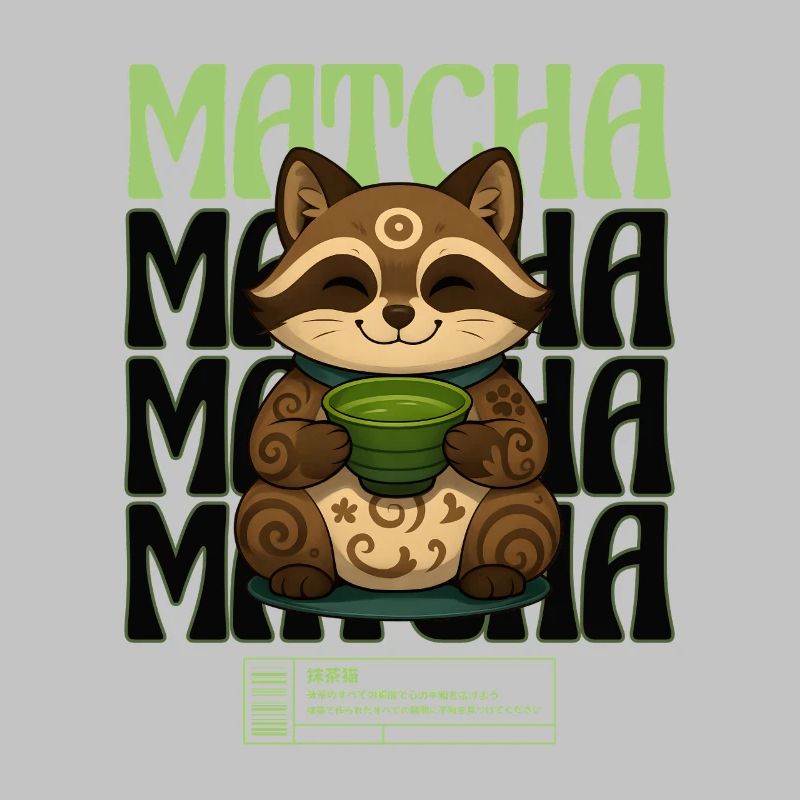 Matcha Kitten Maneki Neko