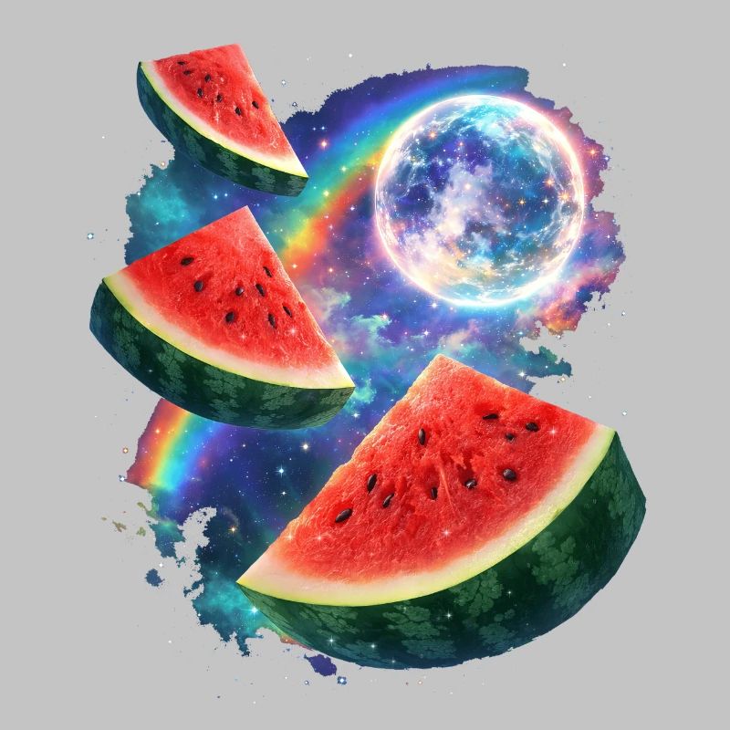 Space Melon Neon Cosmos