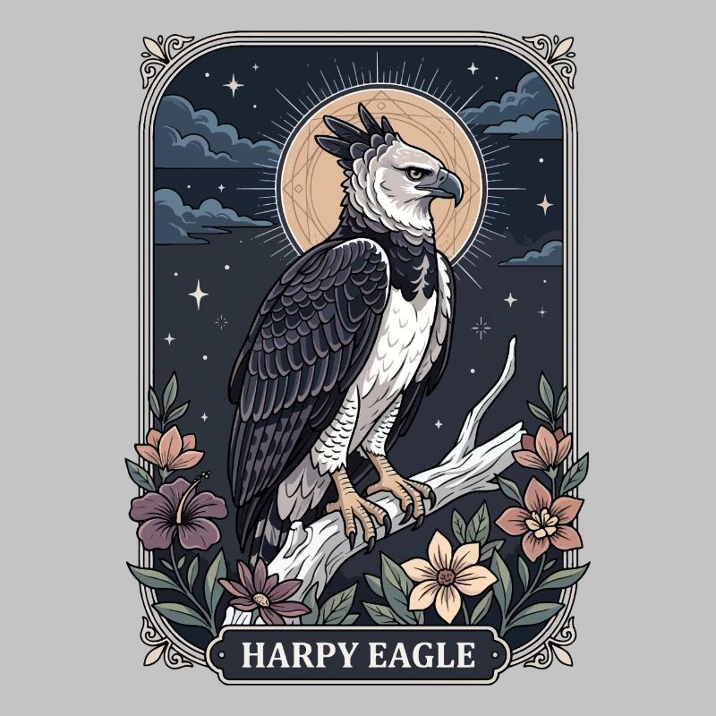 Harpy Eagle Tarot Card
