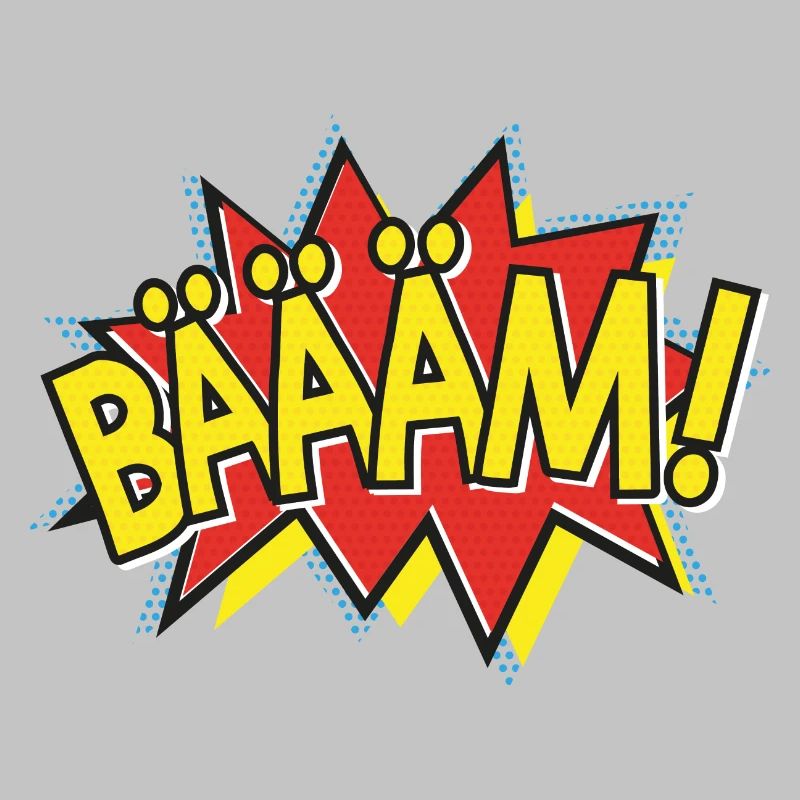 BÄÄÄM Bande dessinée Action Bulle - Style Pop-Art