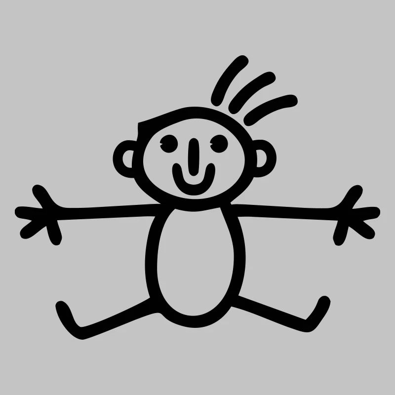 Strichmännchen Junge