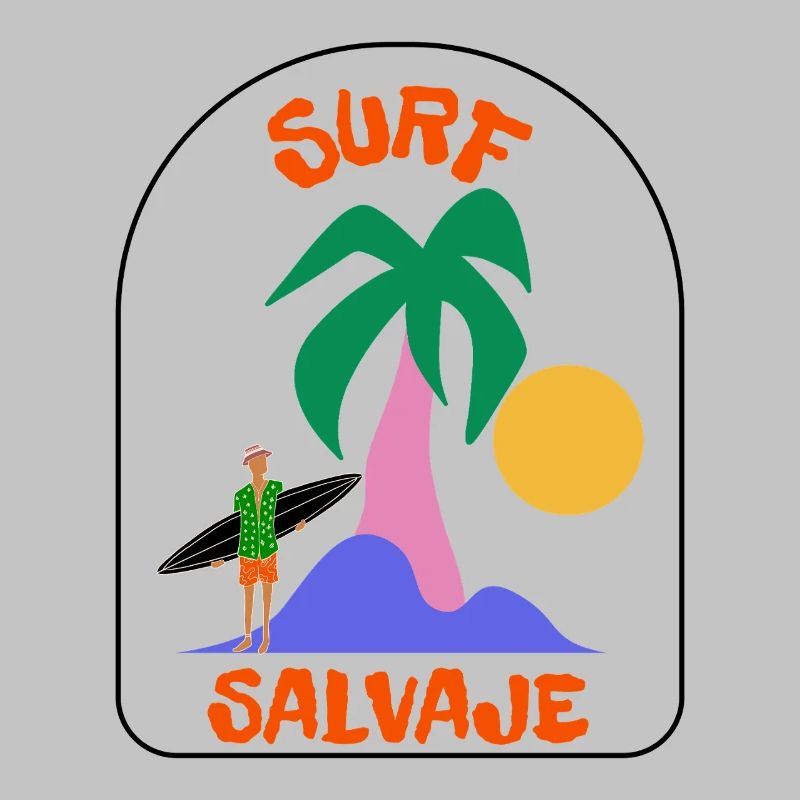 Surf Salvaje Palm Sunset