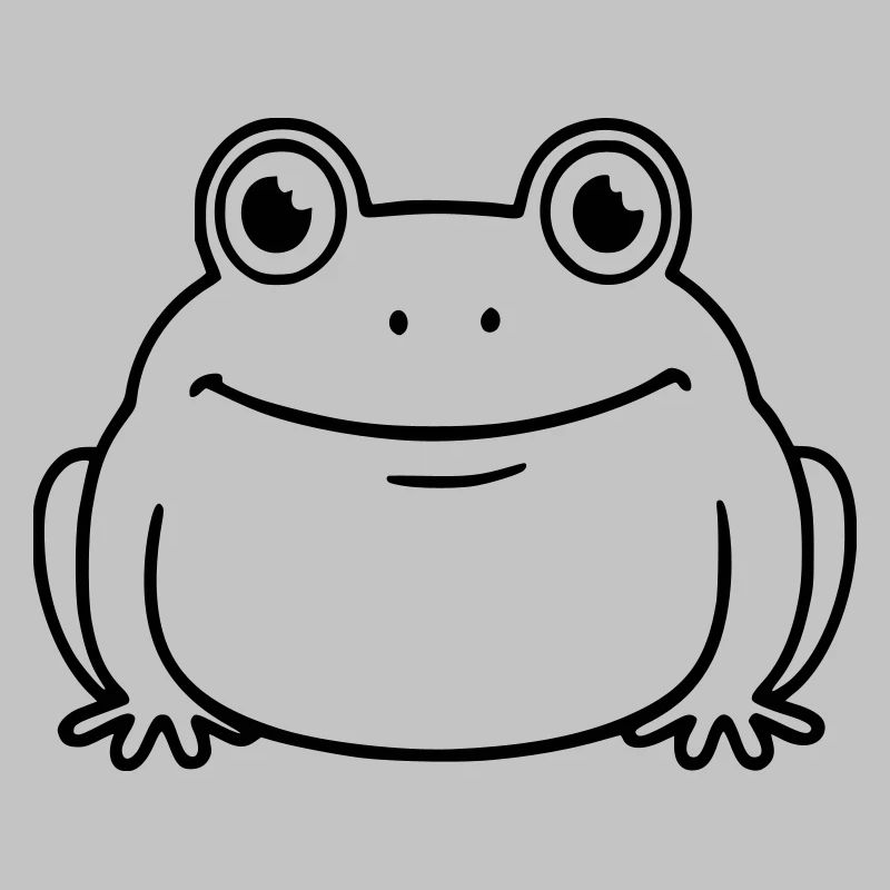 Frog as vector illustration