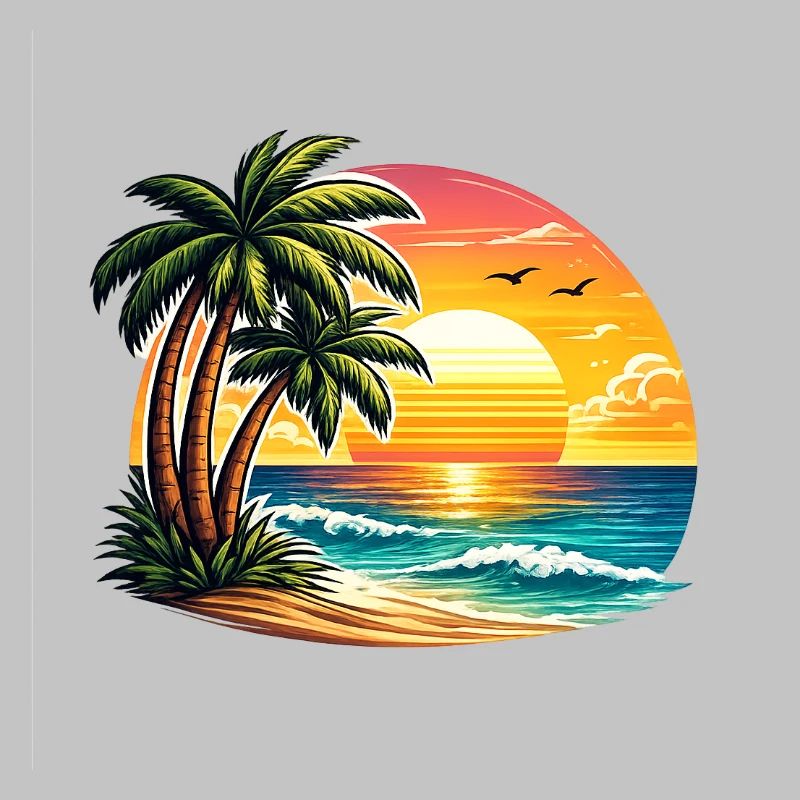 Coucher de soleil à Palm Beach