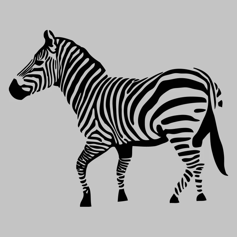 zebra Zeichnung Zebra-Vektor-Savanne