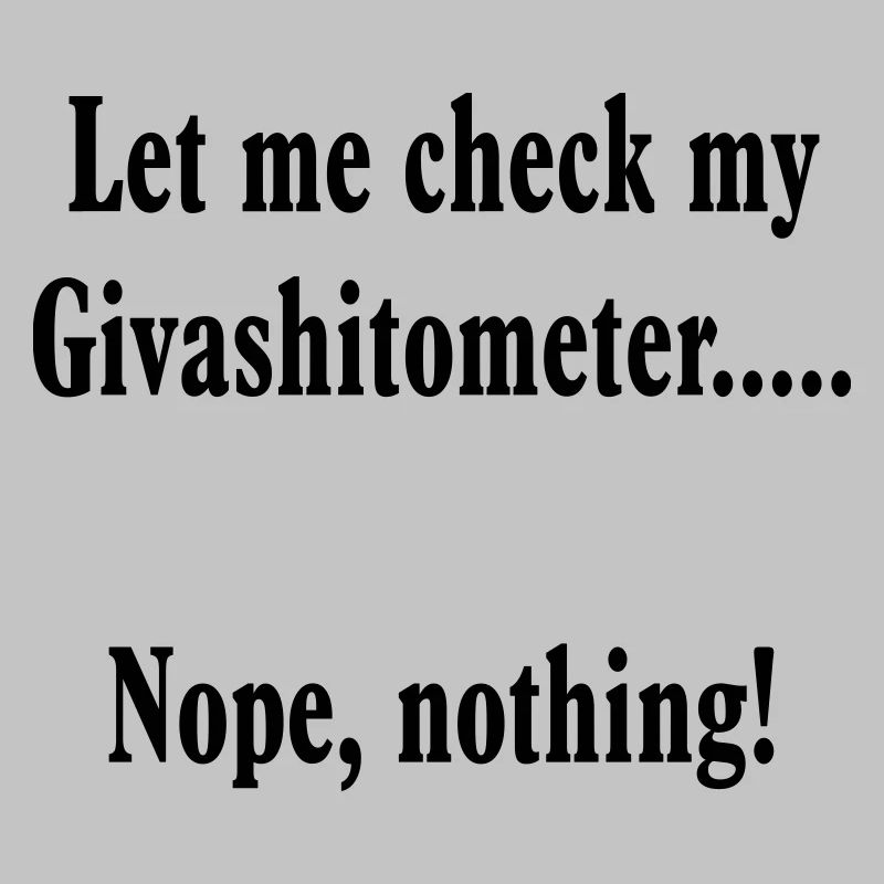 give a shit