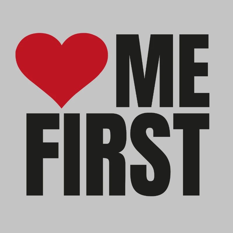 me first black and red