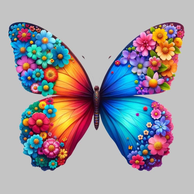 Papillon coloré inspiré de la nature Vibrations estivales