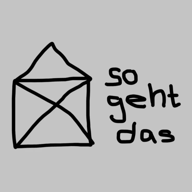 So geht das: Envelope Handlettering