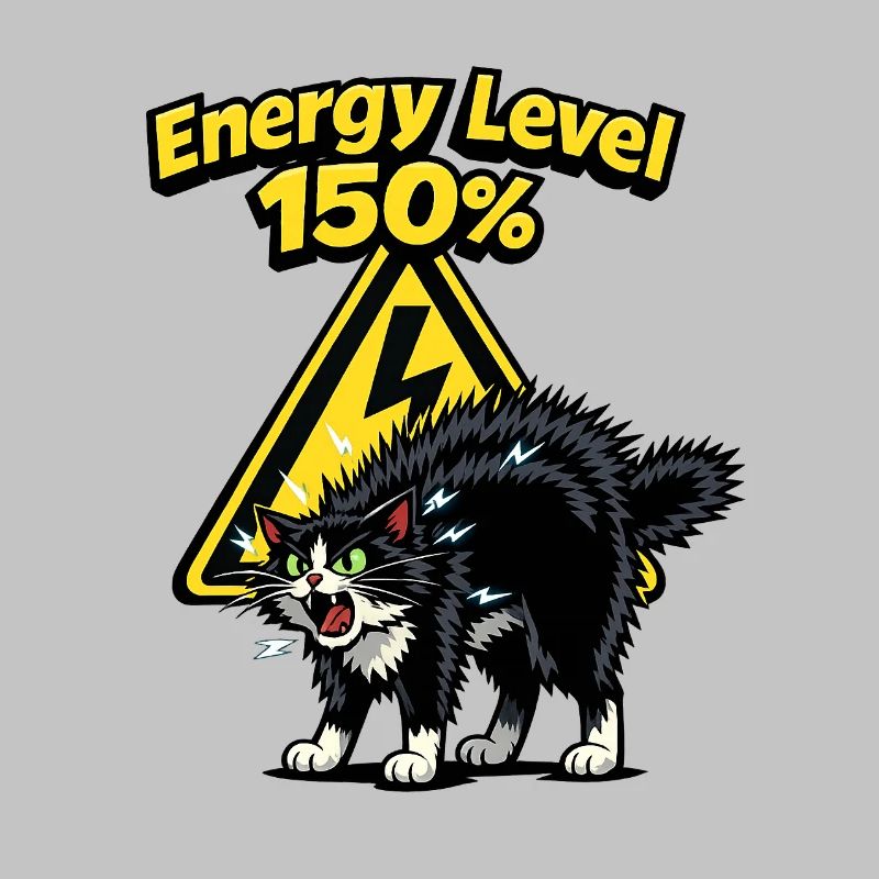 Niveau d’énergie 150 % Chat chargé