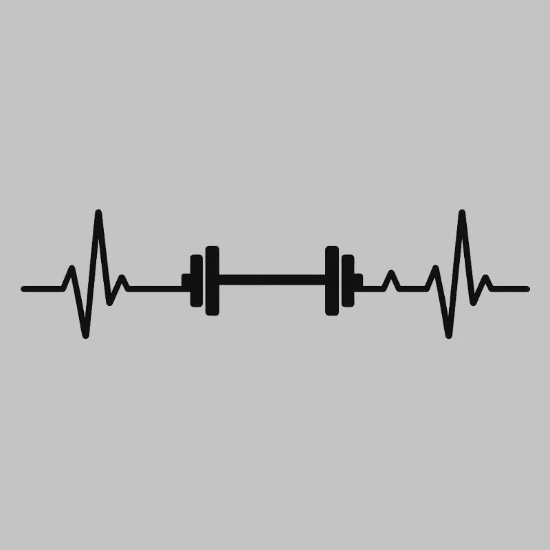 Heartbeat-Design mit Hantel