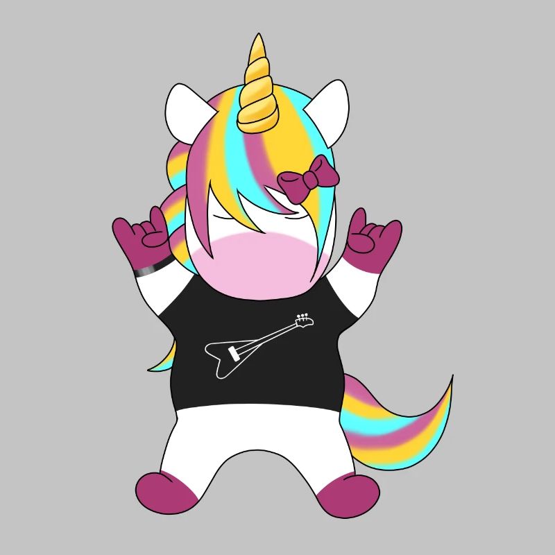 Regenbogen-Einhorn Rocker