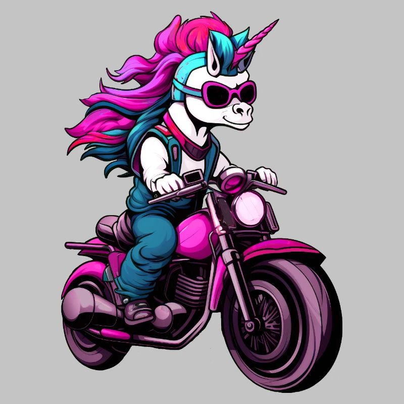 Motorrad Einhörner