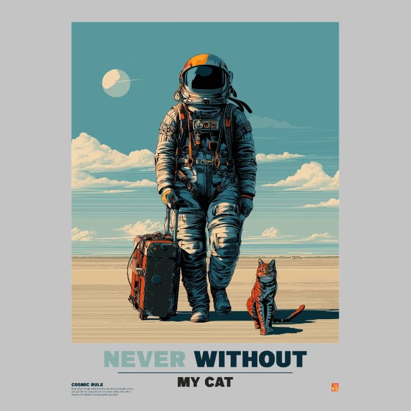 Jamais sans mon chat dans l’espace