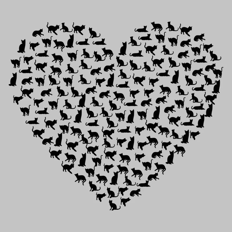 Katzen Herz