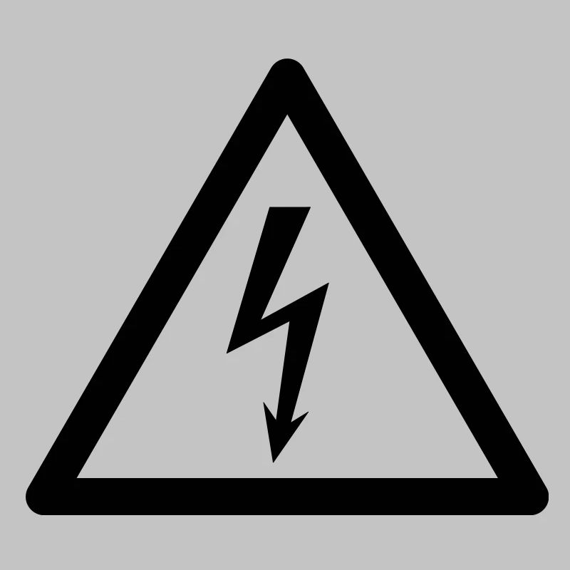 Symbole de danger - à haute tension