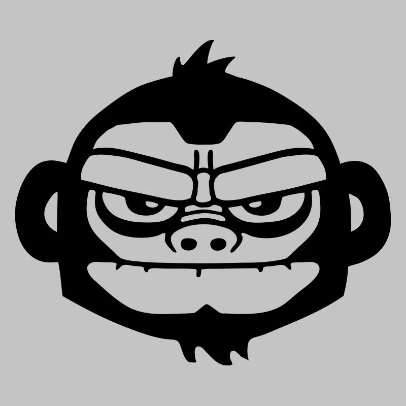 monkey vintage gorilla bored fun ape skull style