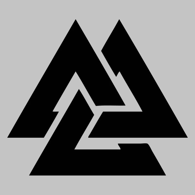 Valknut Wikinger skandinavisches Symbol von Odin
