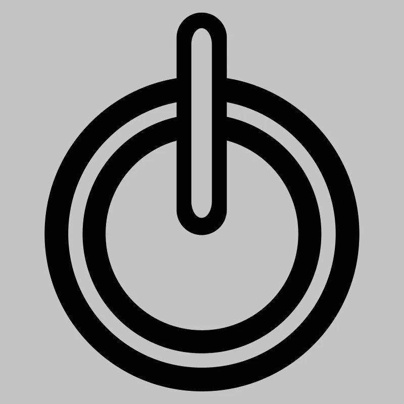 signe symbole de puissance forme Icône d'ordinateur