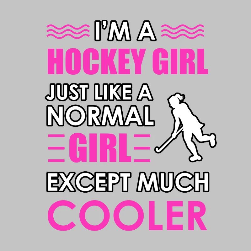 Ich bin ein Hockey spielendes Mädchen wie ein normales Mädchen