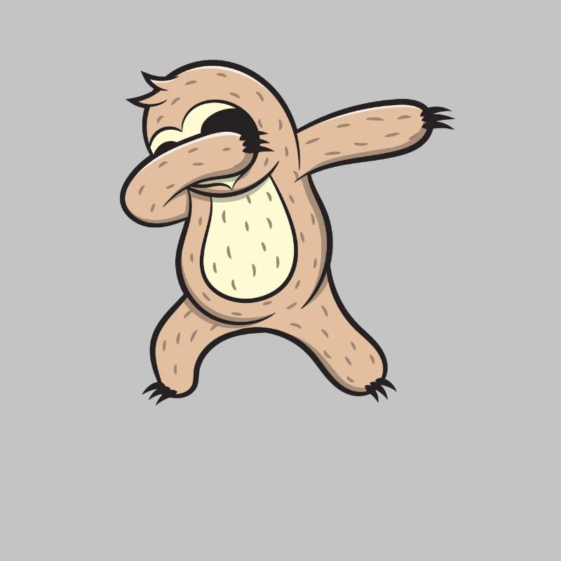 Dabbing Sloth Dab Dance Dancing HipHop Gift