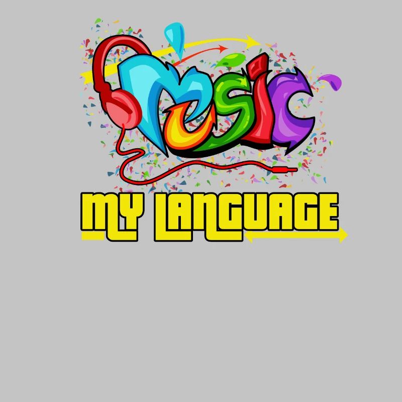 Music is my language Grafitti gift