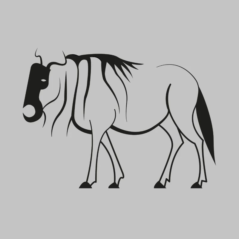 Piktogramm Gnu