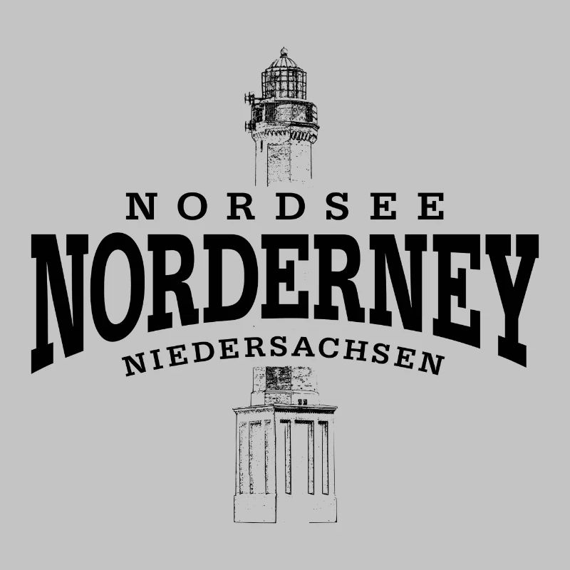 Norderney mer du Nord (noir)