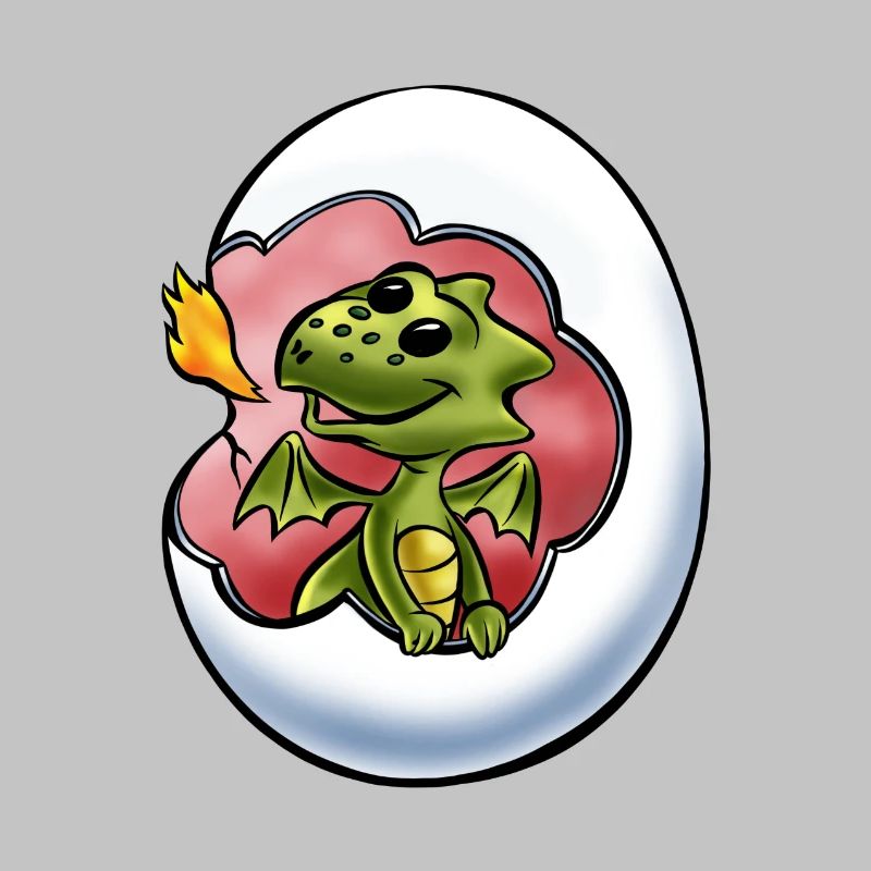 Les trappes de bébé Dragon de Dragon Egg Dragon Egg