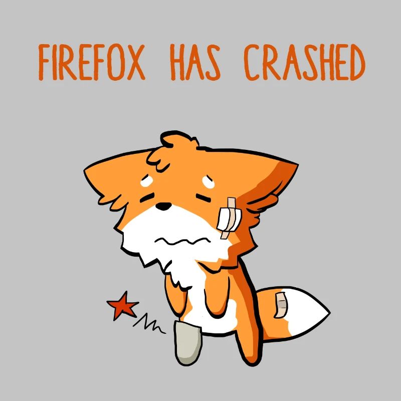 Firefox has crashed funny