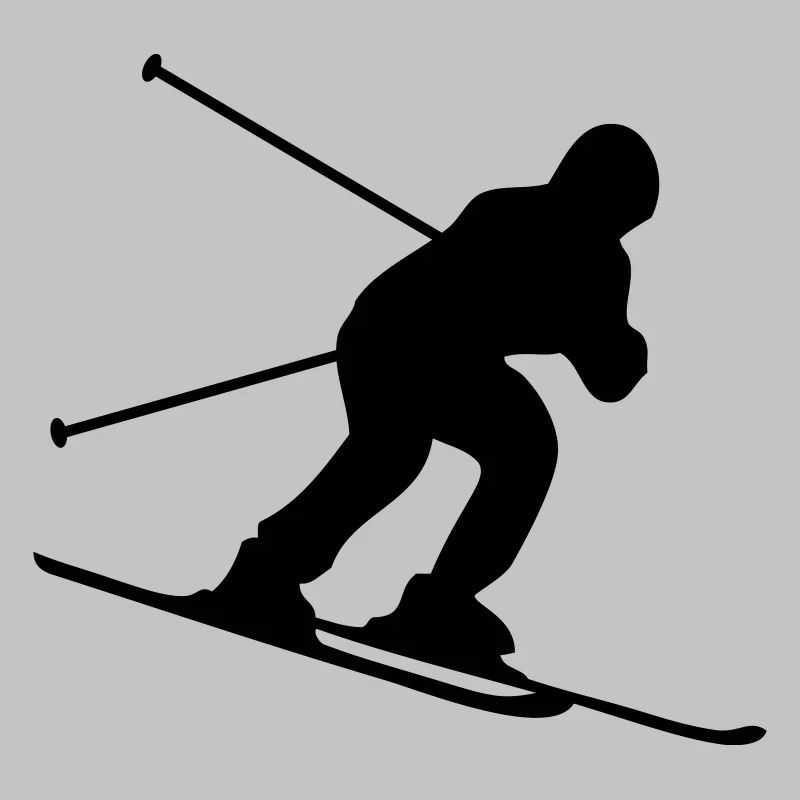 skiing downhill