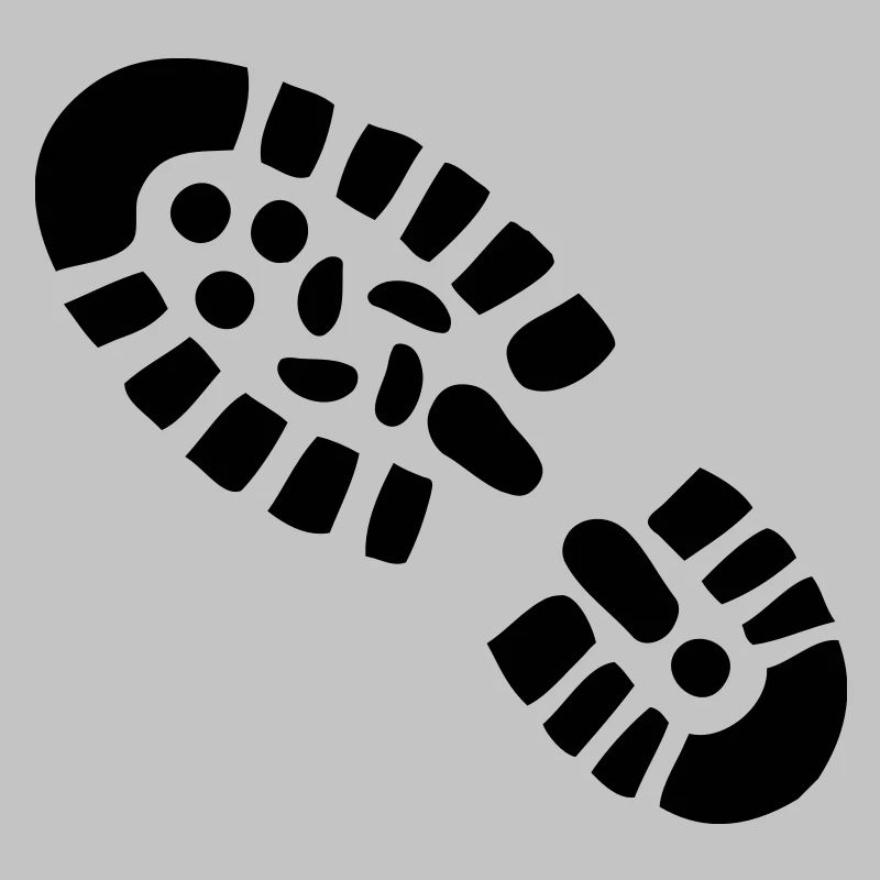 Schuh Abdruck