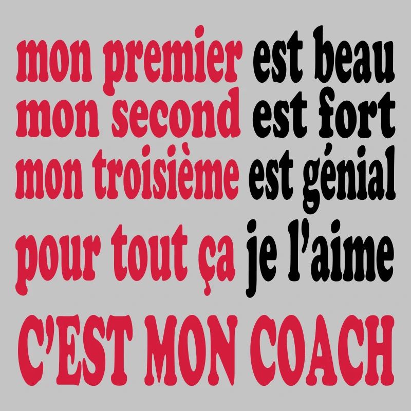 Mon coach est beau