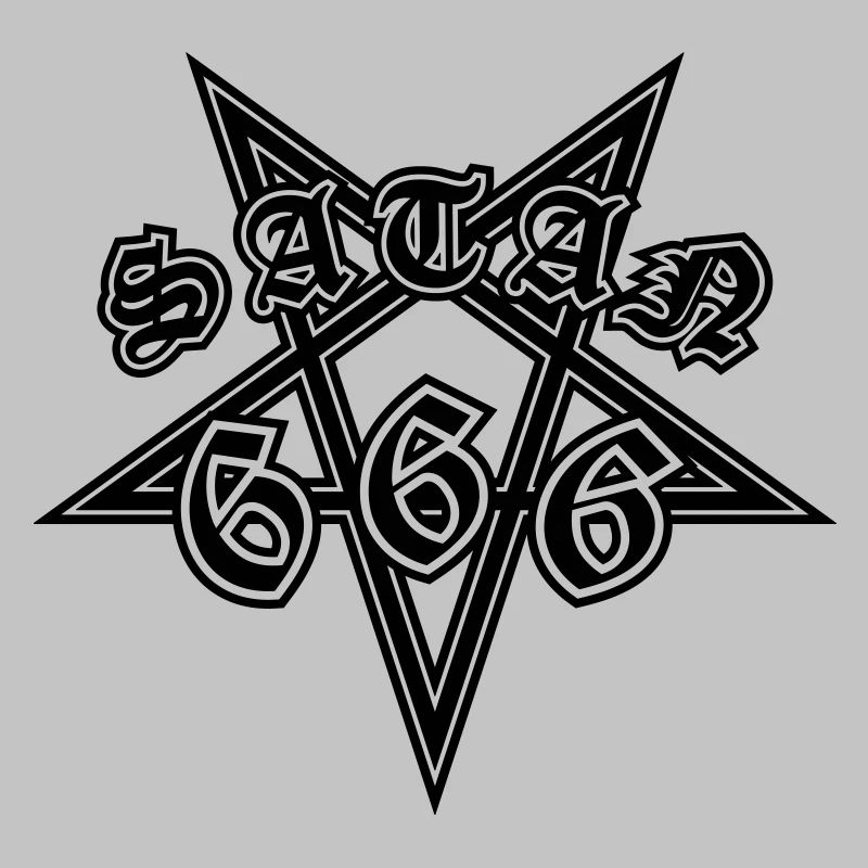 SATAN 666 PENTAGRAM