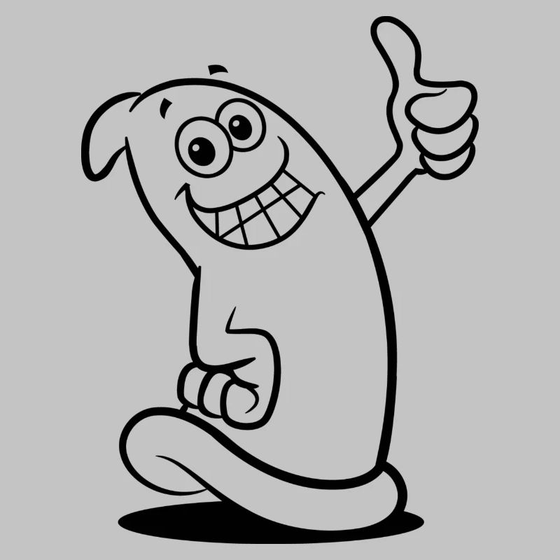 A condom figure