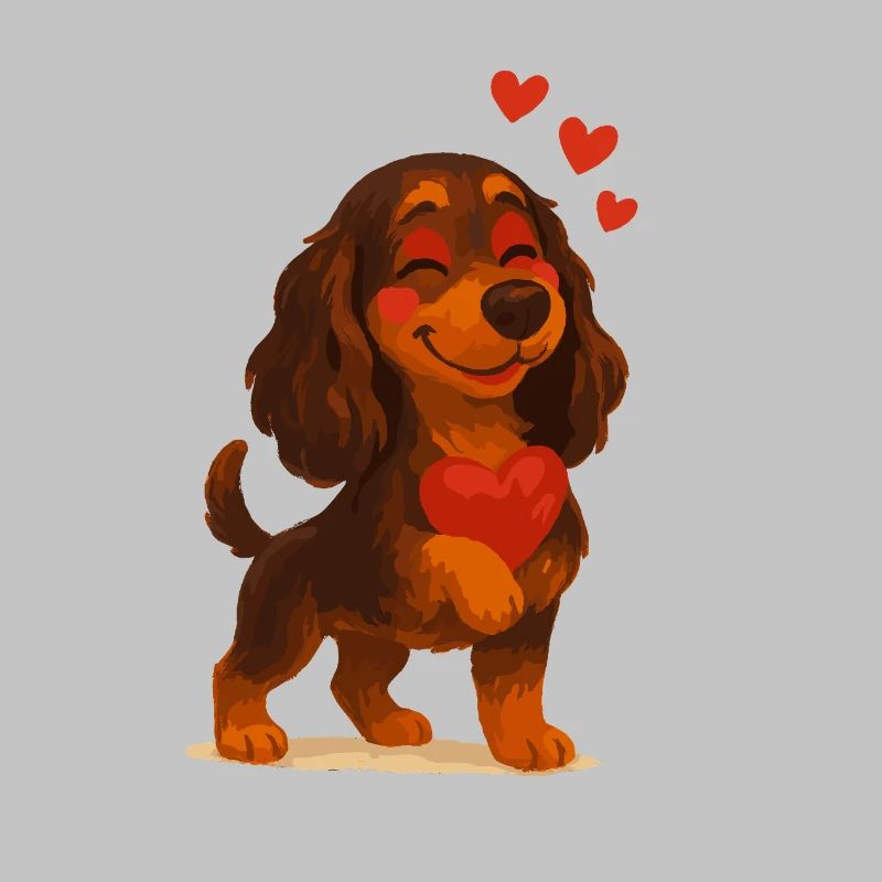 Cocker Spaniel verliebt