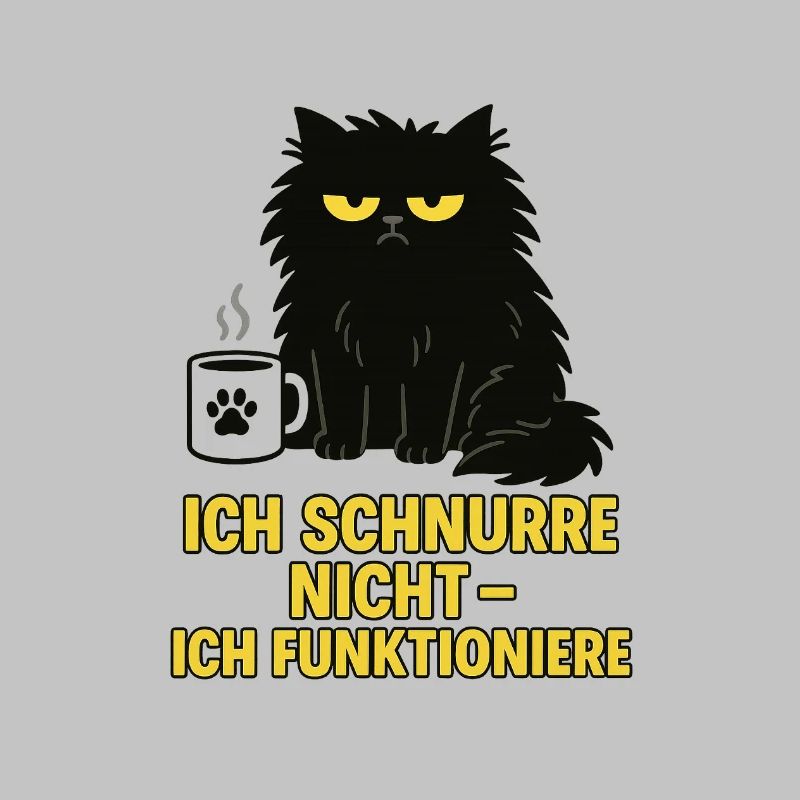 I don't purr – I function (cat)