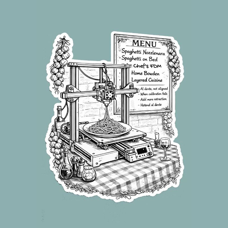 Spaghetti 3D Printer