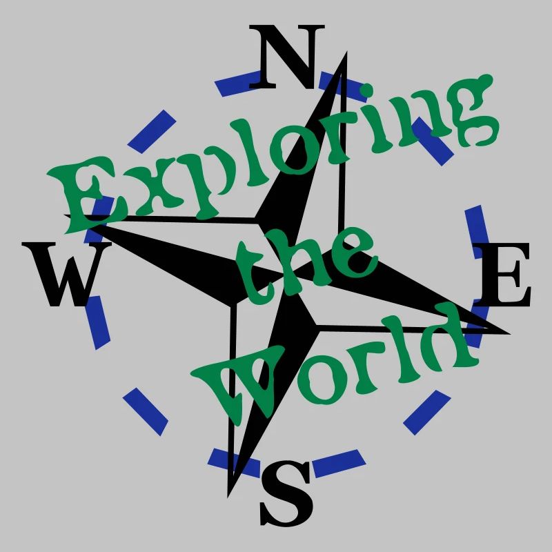 Compass - Explorer le monde - Vector 3 Couleur