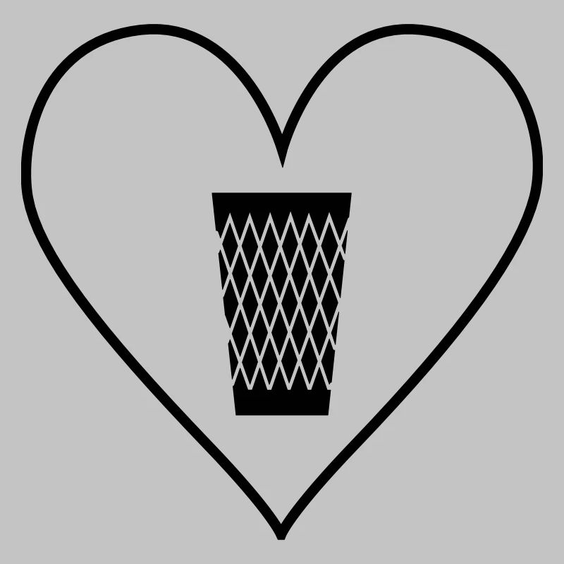 Geripptes Herz - Apfelwein Love