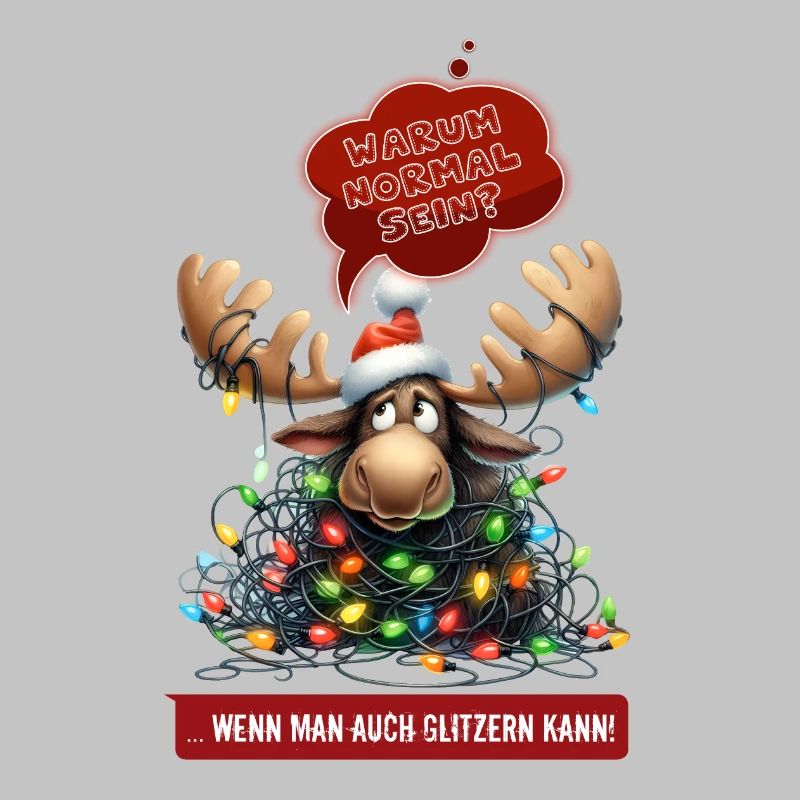LUSTIGER ELCH | Weihnachtspulli | ugly sweater