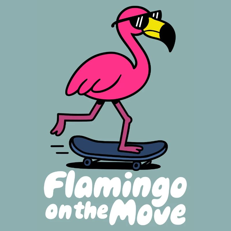 Flamingo on the Move Skate