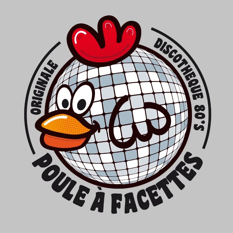 Poule a facette - Fête comique