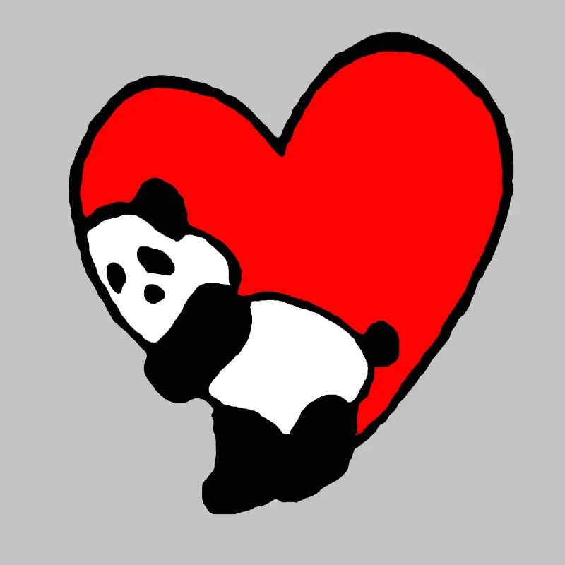 panda coeur