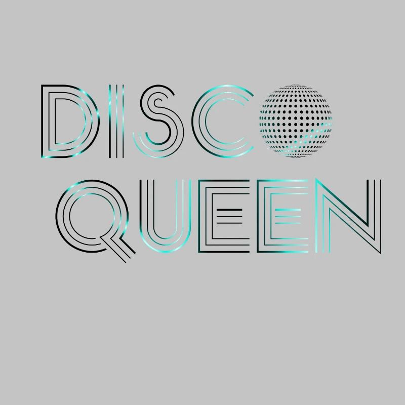 Disco Queen Neon Blue